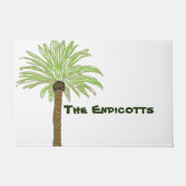 Palm Tree Zeichnend Fußmatte (Vorderseite)