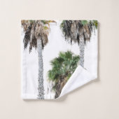 Palm Trees #3 #wall #art Badhandtuch Set (Waschlappen)