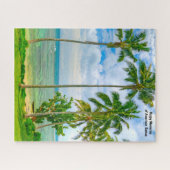Palm Trees American Samoa.Christmas Greetings Jigs Puzzle (Horizontal)