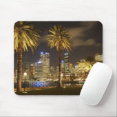 Palm Trees and CBD at Night, Sydney, New South Mousepad (Mit Mouse)