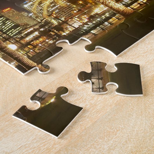 Palm Trees and CBD at Night, Sydney, New South Puzzle (Seite)