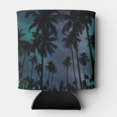 Palm Trees and Starry Night Sky Personalised Dosenkühler (Rückseite)