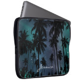 Palm Trees and Starry Night Sky Personalised Laptopschutzhülle (Vorne Rechts)
