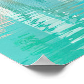 palm trees and white buildings poster (Ecke)