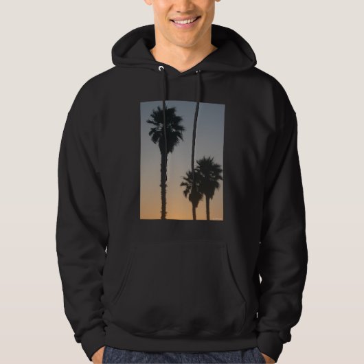 Palm Trees At Sunset Hoodie (Vorderseite)