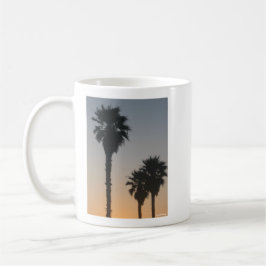 Palm Trees At Sunset Kaffeetasse