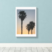 Palm Trees At Sunset Leinwanddruck (Insitu (Holzboden))