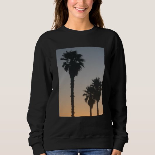 Palm Trees At Sunset Sweatshirt (Vorderseite)
