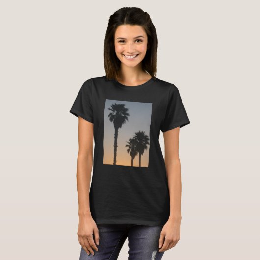 Palm Trees At Sunset T-Shirt (Vorne ganz)