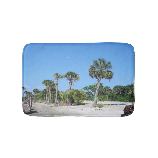Palm Trees bathmat Badematte (Vorderseite)