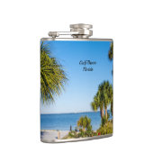Palm Trees Bayside Morning Flask Flachmann (Rechts)