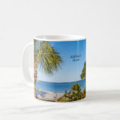 Palm Trees Bayside Morning Klassische Tasse (Vorderseite Links)
