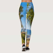 Palm Trees Bayside Morning Leggings (Rückseite)