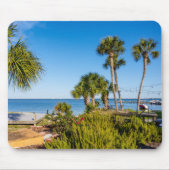 Palm Trees Bayside Morning Mouse Pad Mousepad (Vorne)