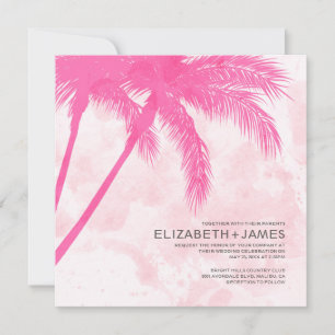 Palm Trees Beach Hochzeitseinladungen Einladung
