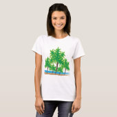Palm Trees Beach Tropical T-Shirt (Vorne ganz)