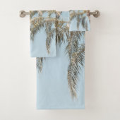 Palm Trees Beauty #4 #tropical #wall #art Badhandtuch Set (Insitu)