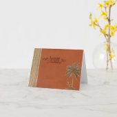 Palm Trees Birthday Card Karte (Gelbe Blume)