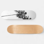 Palm Trees Black & White Vibes #4 #wall #decor Skateboard (Horizontal)