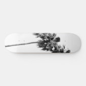 Palm Trees Black & White Vibes #4 #wall #decor Skateboard (Horizontal)