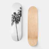 Palm Trees Black & White Vibes #4 #wall #decor Skateboard (Vorderseite)