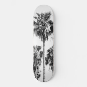 Palm Trees Black & White Vibes #8 #wall #decor Skateboard