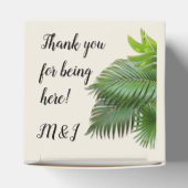 Palm Trees Blätter Personalisiert Gefälligkeitsbox Geschenkschachtel (Oben)