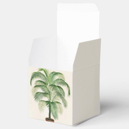 Palm Trees Blätter Personalisiert Gefälligkeitsbox Geschenkschachtel (Geöffnet)