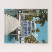 Palm Trees Boat Dock Puzzle (Horizontal)