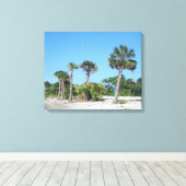 Palm Trees Canvas Print Leinwanddruck (Insitu (Holzboden))