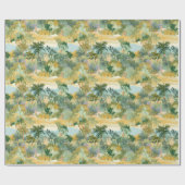 Palm Trees Design Geschenkpapier (Flach)