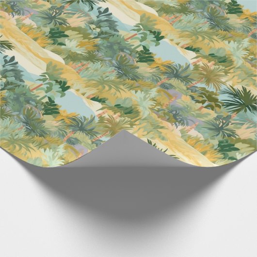 Palm Trees Design Geschenkpapier (Ecke)