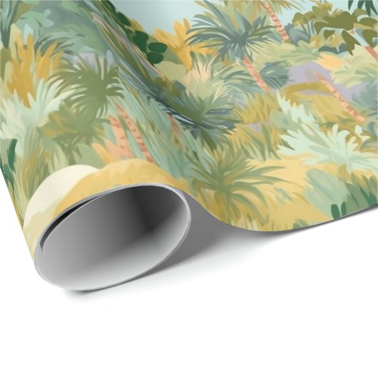 Palm Trees Design Geschenkpapier (Rolleneckpunkt)