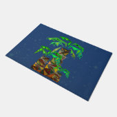 Palm Trees Door Mat Fußmatte (Schrägansicht)