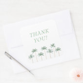 Palm Trees Elegant Vielen Dank Sticker (Umschlag)