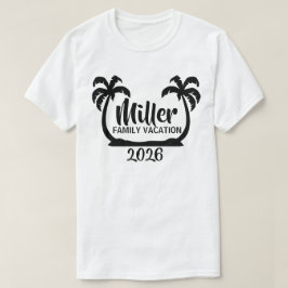 Palm Trees Family Vacation T - Shirt
