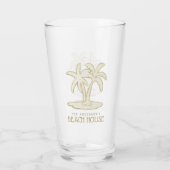 Palm Trees Gold ID623 Glas (Rückseite)