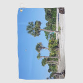 Palm Trees Golf Handtuch (Vorderseite)