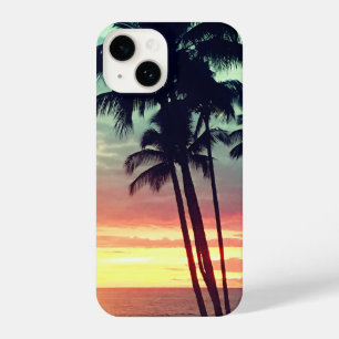 Palm Trees Hawaiian Sunset Phone Case iPhone 14 Hülle