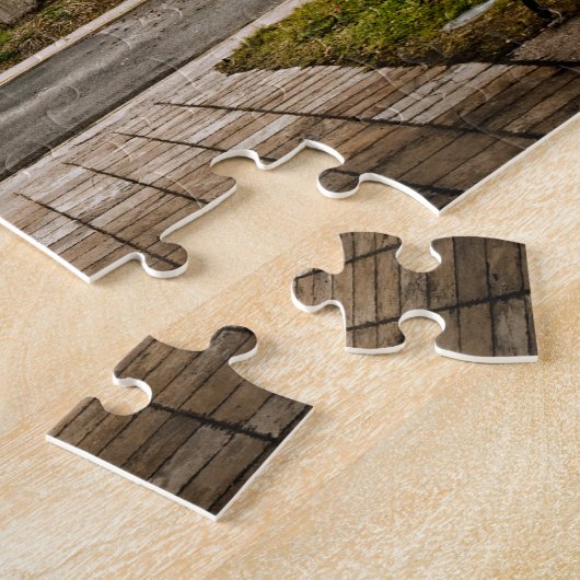 Palm Trees Historic Frederiksted US Jungfrau Islan Puzzle (Seite)