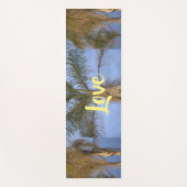 Palm Trees Liebe Yogamatte (Vorderseite)
