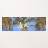 Palm Trees Liebe Yogamatte (Vorderseite (Horizontal))