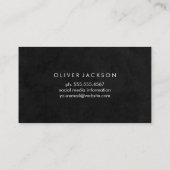 Palm Trees Logo Visitenkarte (Rückseite)