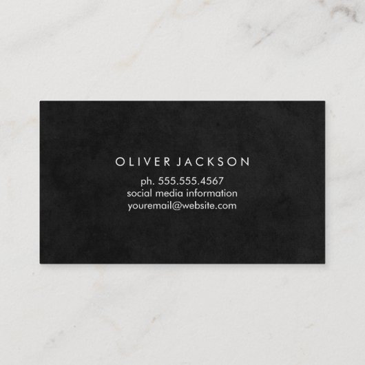 Palm Trees Logo Visitenkarte (Rückseite)