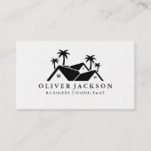 Palm Trees Logo Visitenkarte (Vorderseite)