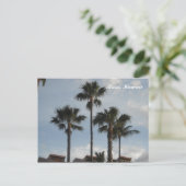 Palm Trees Maui Hawaii Postkarte (Stehend Vorderseite)