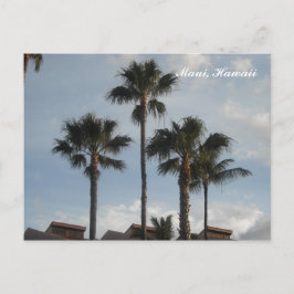 Palm Trees Maui Hawaii Postkarte