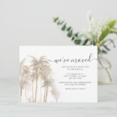 Palm Trees Moving Zuhause Ändern der Adresse Ankündigung (Stehend Vorderseite)