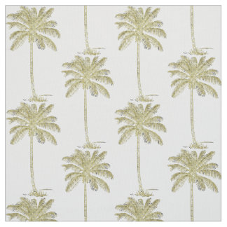 Palm Trees Muster Vintager Stil Stoff