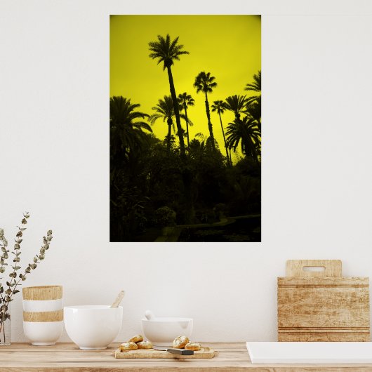 Palm Trees of Morocco Poster (Küche)